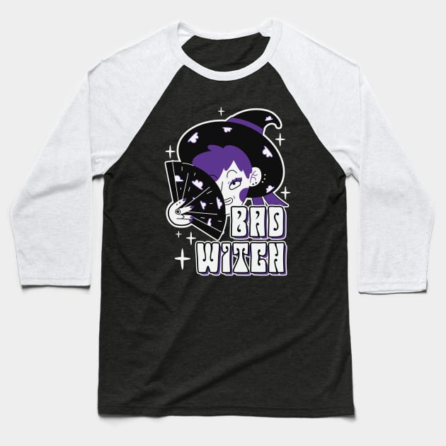 bad witch Baseball T-Shirt by ArtStopCreative